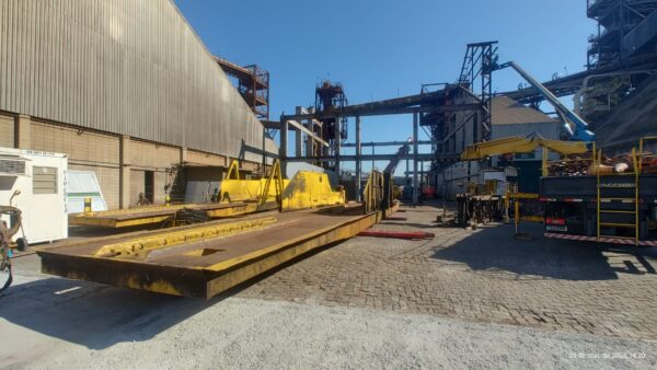 REF 13361 - Tombador Plataforma 18 metros x 65 ton. Marca SAUR OBS- - Image 2