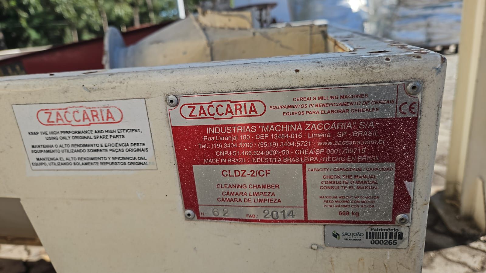 REF 13605 - Coluna de Ar ZACCARIA CLDZ 2CF equipamento Usado - Image 2